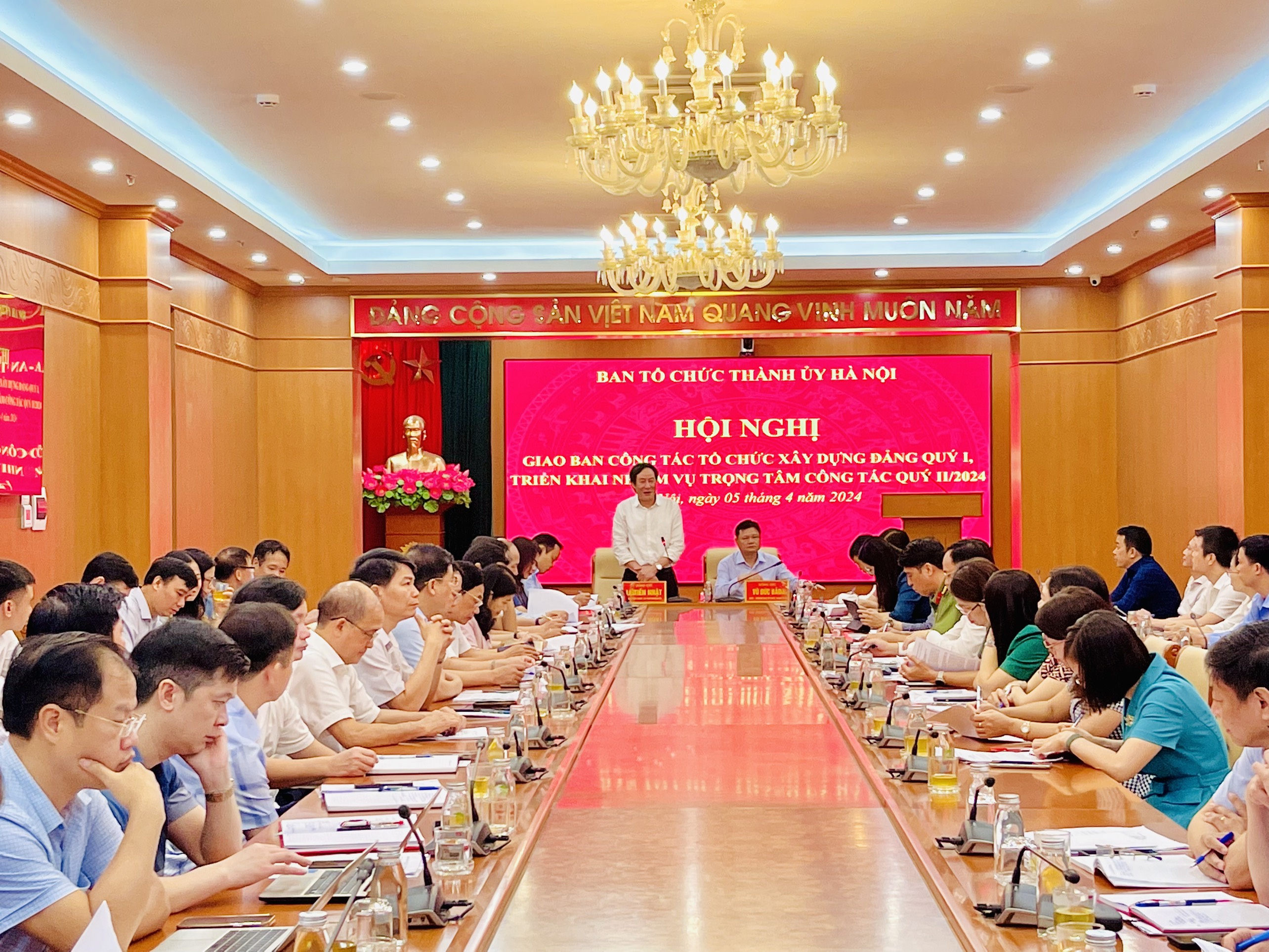 Hội nghị giao ban công tác tổ chức xây dựng Đảng: Nâng cao chất lượng, tiến độ và chuẩn bị cho Đại hội Đảng các cấp