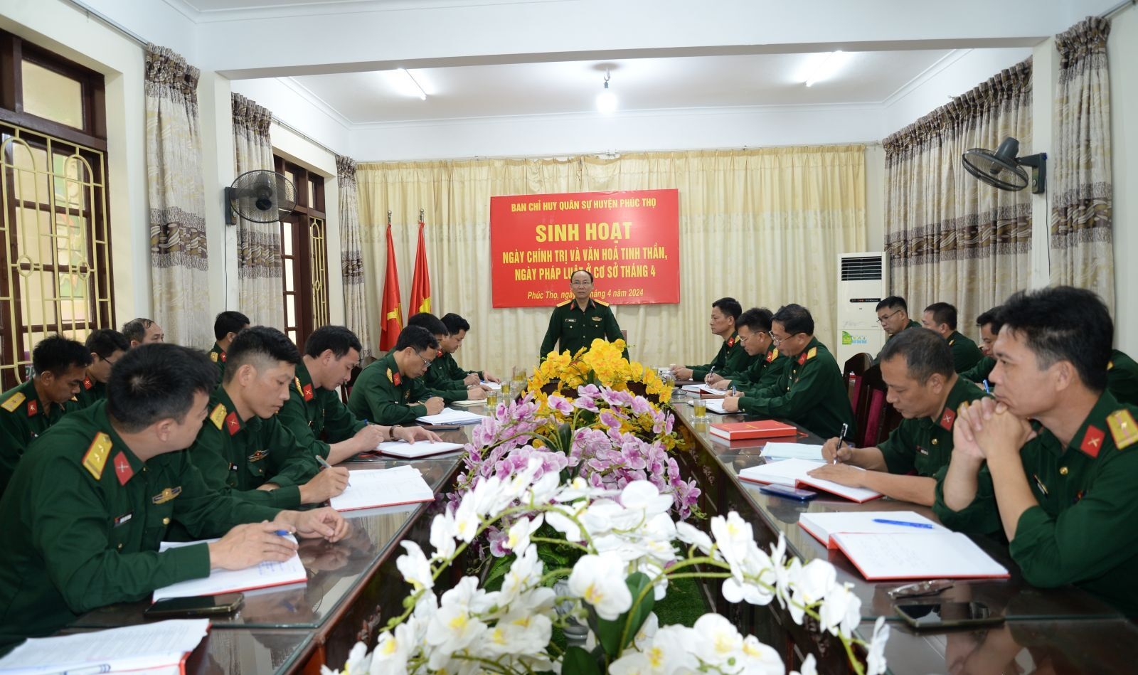 Huyện Phúc Thọ: Hoàn thành xuất sắc nhiệm vụ quốc phòng 3 tháng đầu năm, hướng đến xây dựng đơn vị “Mẫu mực, tiêu biểu”