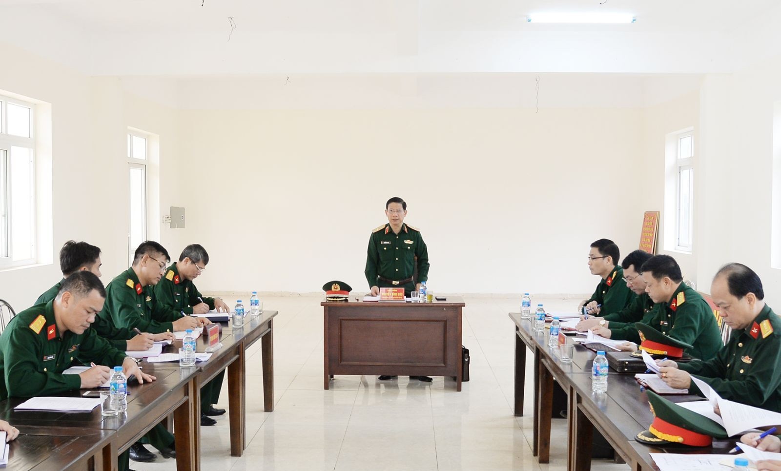 Tiểu đoàn Thiết giáp Bộ Tư lệnh: Kiểm tra tiến độ, chất lượng doanh trại mớ