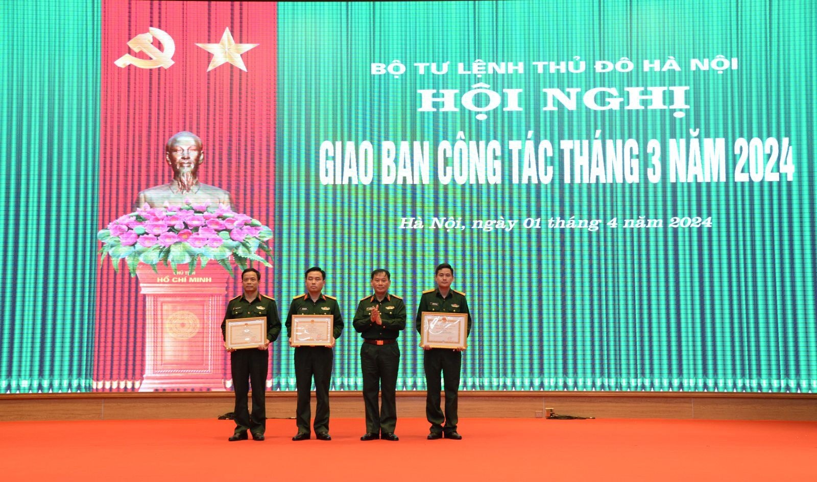 Bộ Tư lệnh Thủ đô Hà Nội: Tập trung thực hiện tốt các nhiệm vụ trọng tâm trong tháng 4