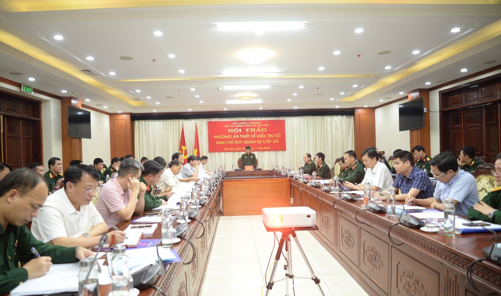 Viện Thiết kế Bộ Quốc phòng đề xuất 4 phương án thiết kế trụ sở Ban Chỉ huy Quân sự xã hiện đại