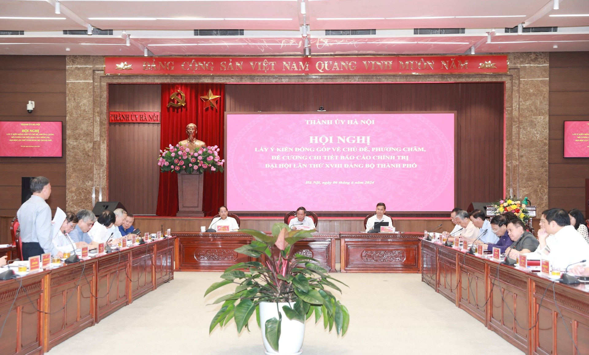Thống nhất ý chí, quyết tâm xây dựng Báo cáo chính trị Đại hội XVIII
