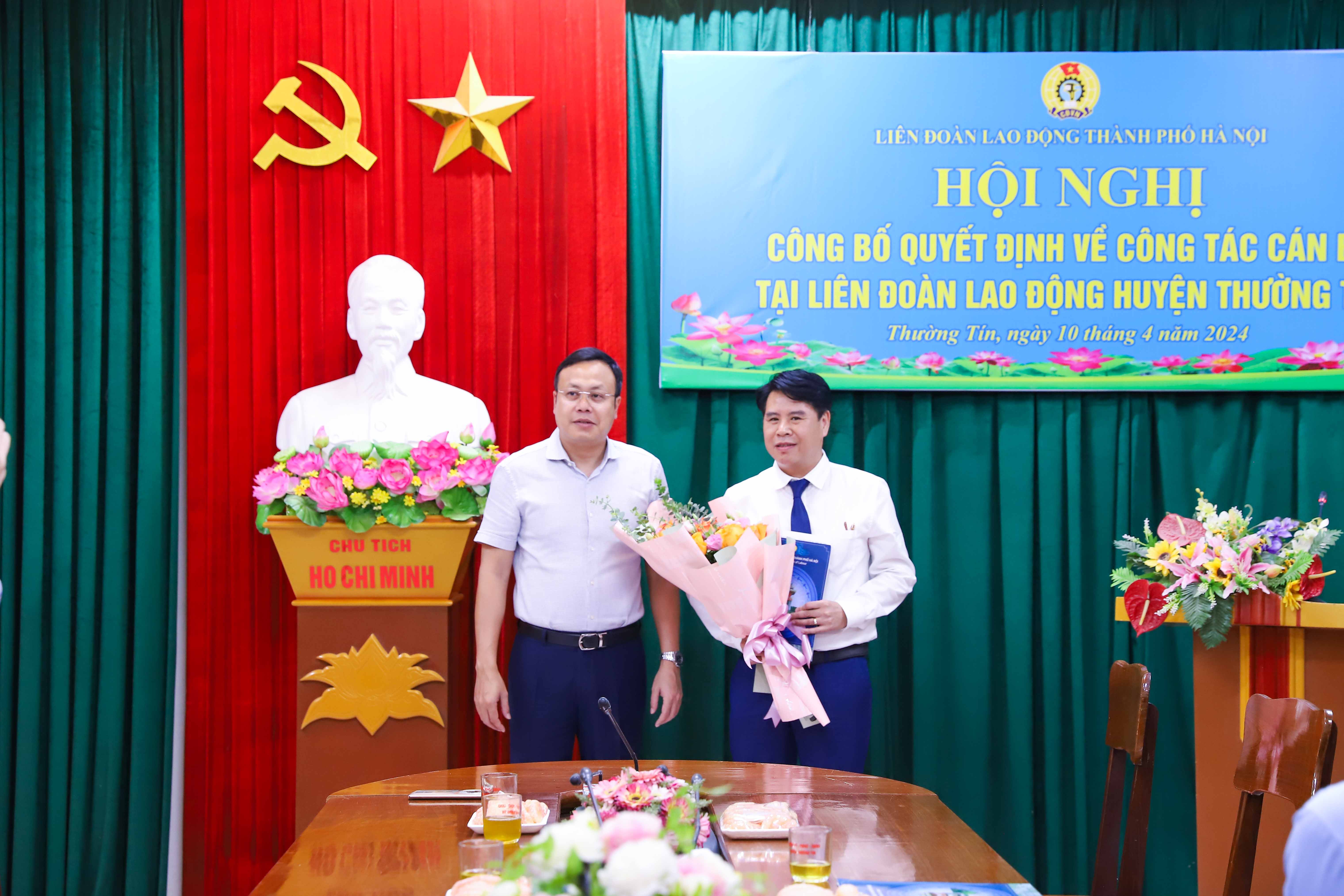 Huyện Thường Tín có tân Chủ tịch Liên đoàn Lao động 