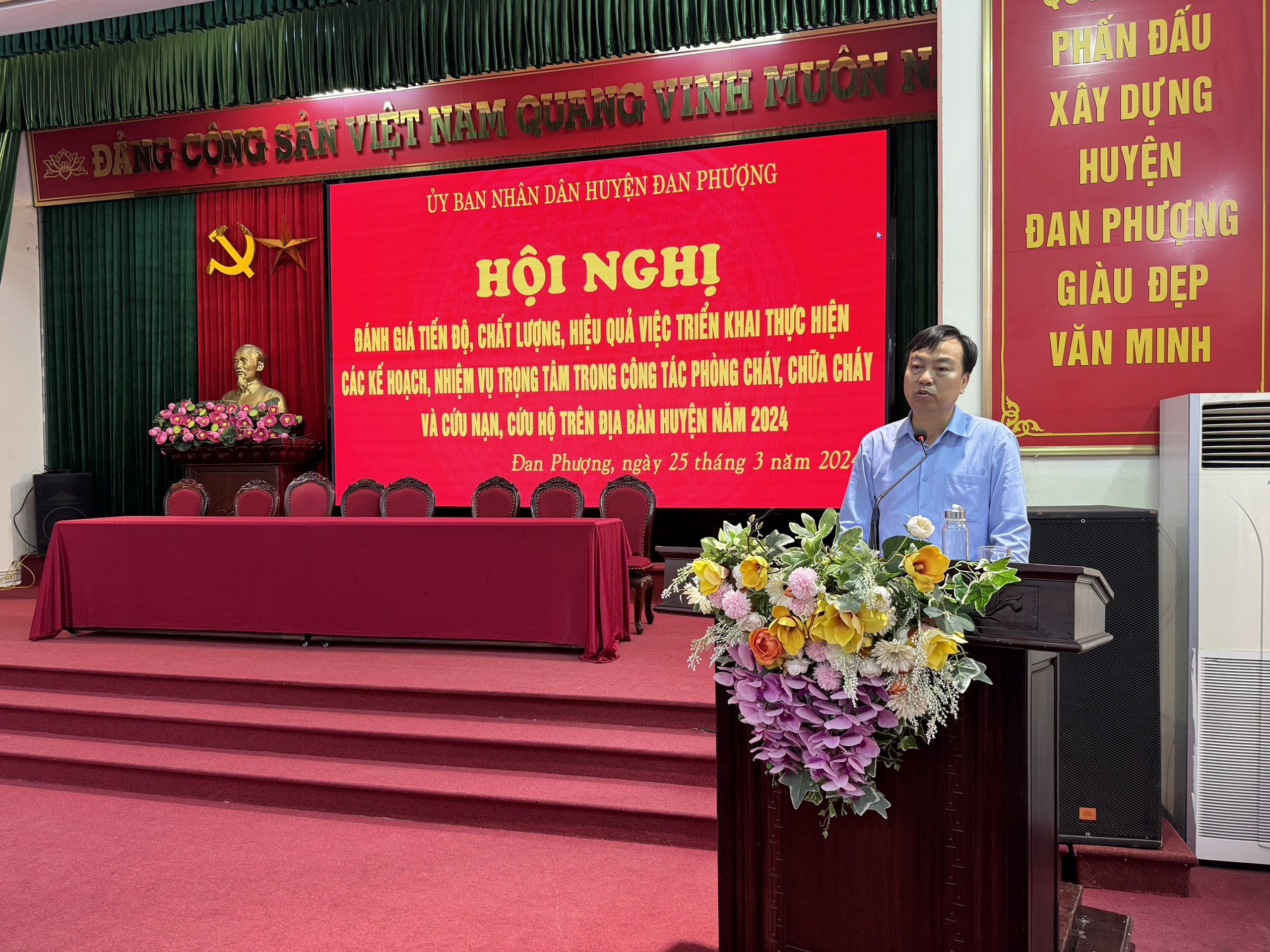 Huyện Đan Phượng chung tay đẩy lùi nguy cơ cháy nổ, bảo vệ an toàn cho người dân