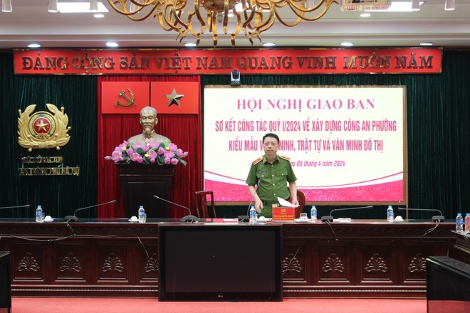 Công an Hà Nội quyết tâm xây dựng 28 phường kiểu mẫu về an ninh trật tự và văn minh đô thị
