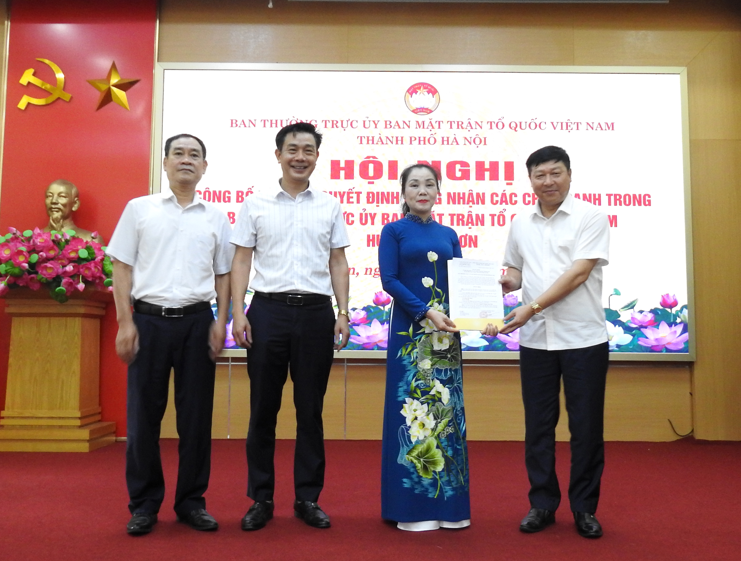 MTTQ Việt Nam huyện Sóc Sơn ra mắt Ban Thường trực khóa XI, nhiệm kỳ 2024-2029