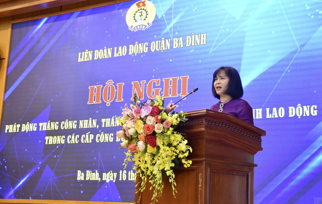 Tháng Công nhân và Tháng hành động về an toàn vệ sinh lao động tại Ba Đình: Nâng cao ý thức trách nhiệm của đoàn viên, người lao động
