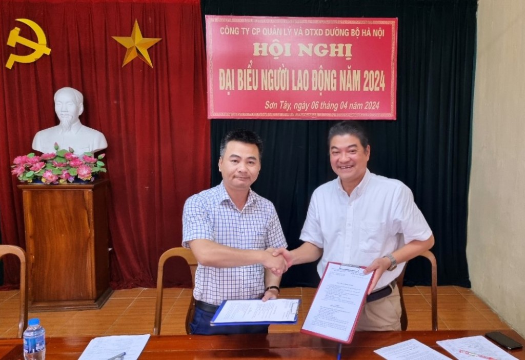 Công ty CP Quản lý và Đầu tư xây dựng đường bộ Hà Nội: Quyết tâm hoàn thành mục tiêu kép năm 2024