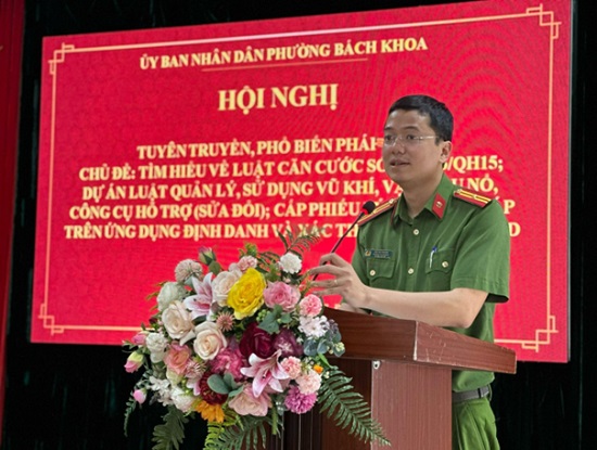 Quận Hai Bà Trưng đẩy mạnh tuyên truyền Luật Căn cước và các quy định liên quan