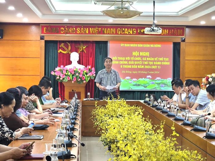 Quận Hà Đông: Nâng cao hiệu quả cải cách hành chính, phấn đấu vào tốp 10 quận, huyện về chỉ số cải cách hành chính