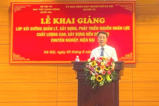 Nâng cao kiến thức, kỹ năng: 100 cán bộ nội vụ Hà Nội được bồi dưỡng nghiệp vụ