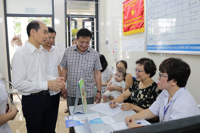 Phó Giám đốc Sở Y tế trực tiếp kiểm tra công tác triển khai Chiến dịch Ngày Vi chất dinh dưỡng