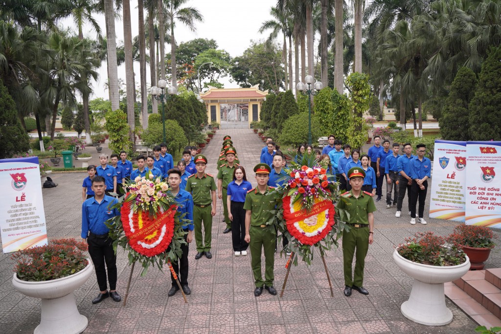 Tuổi trẻ Đống Đa tri ân anh hùng liệt sĩ, thắp lửa truyền thống cho thế hệ mai sau