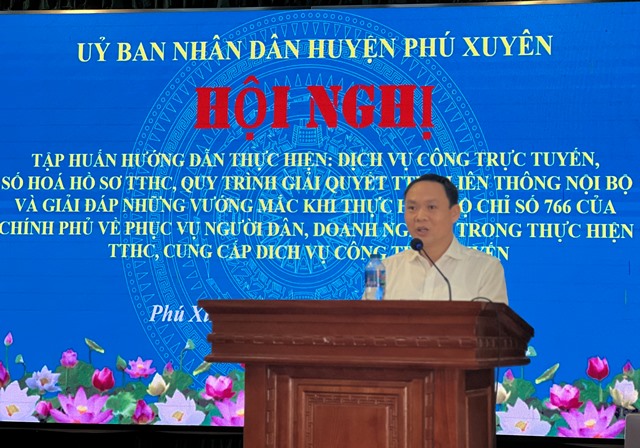 Huyện Phú Xuyên đẩy mạnh cải cách hành chính: Nâng cao chất lượng phục vụ người dân và doanh nghiệp