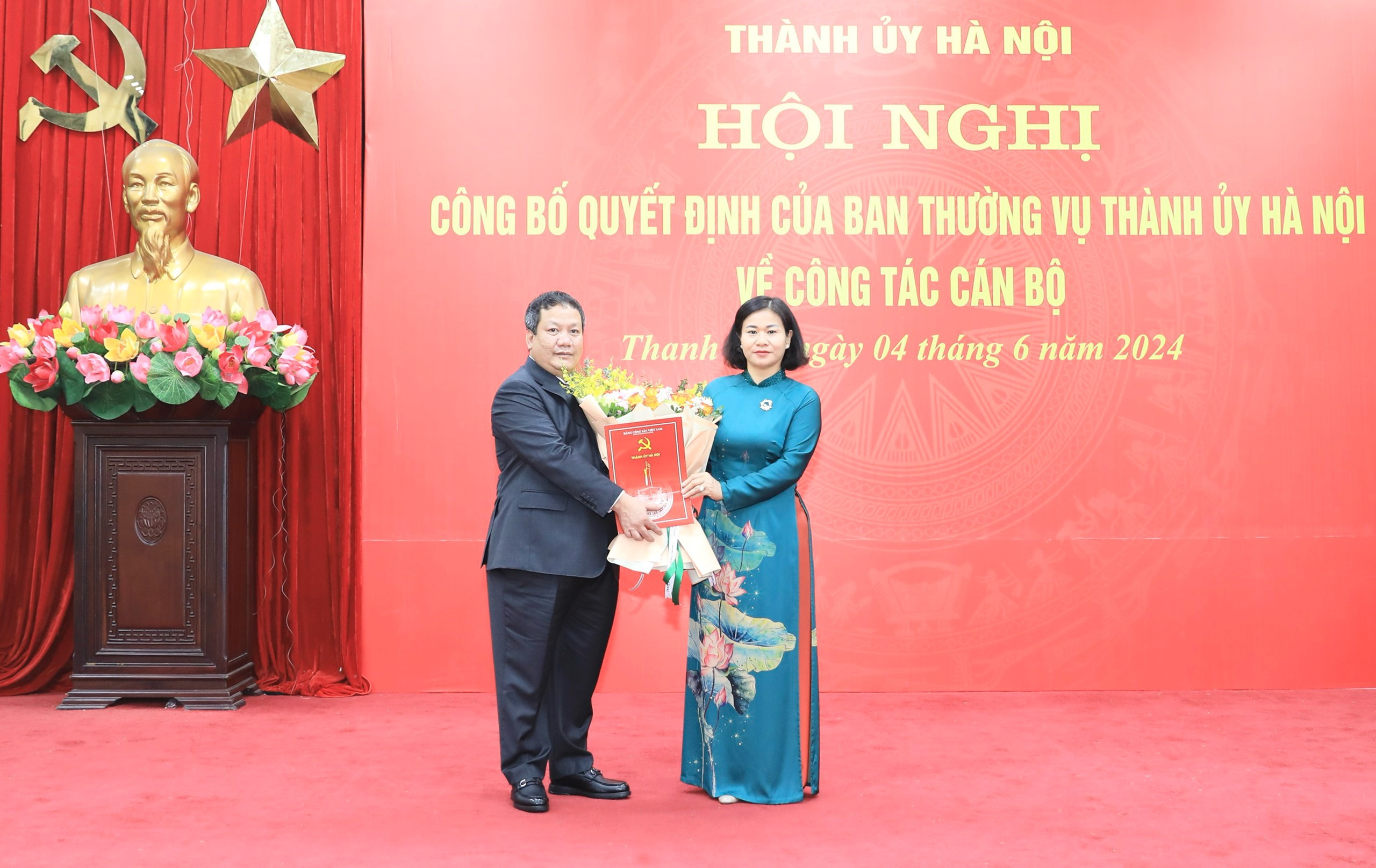 Đồng chí Nguyễn Tiến Cường là Tân Bí thư huyện Thanh Trì