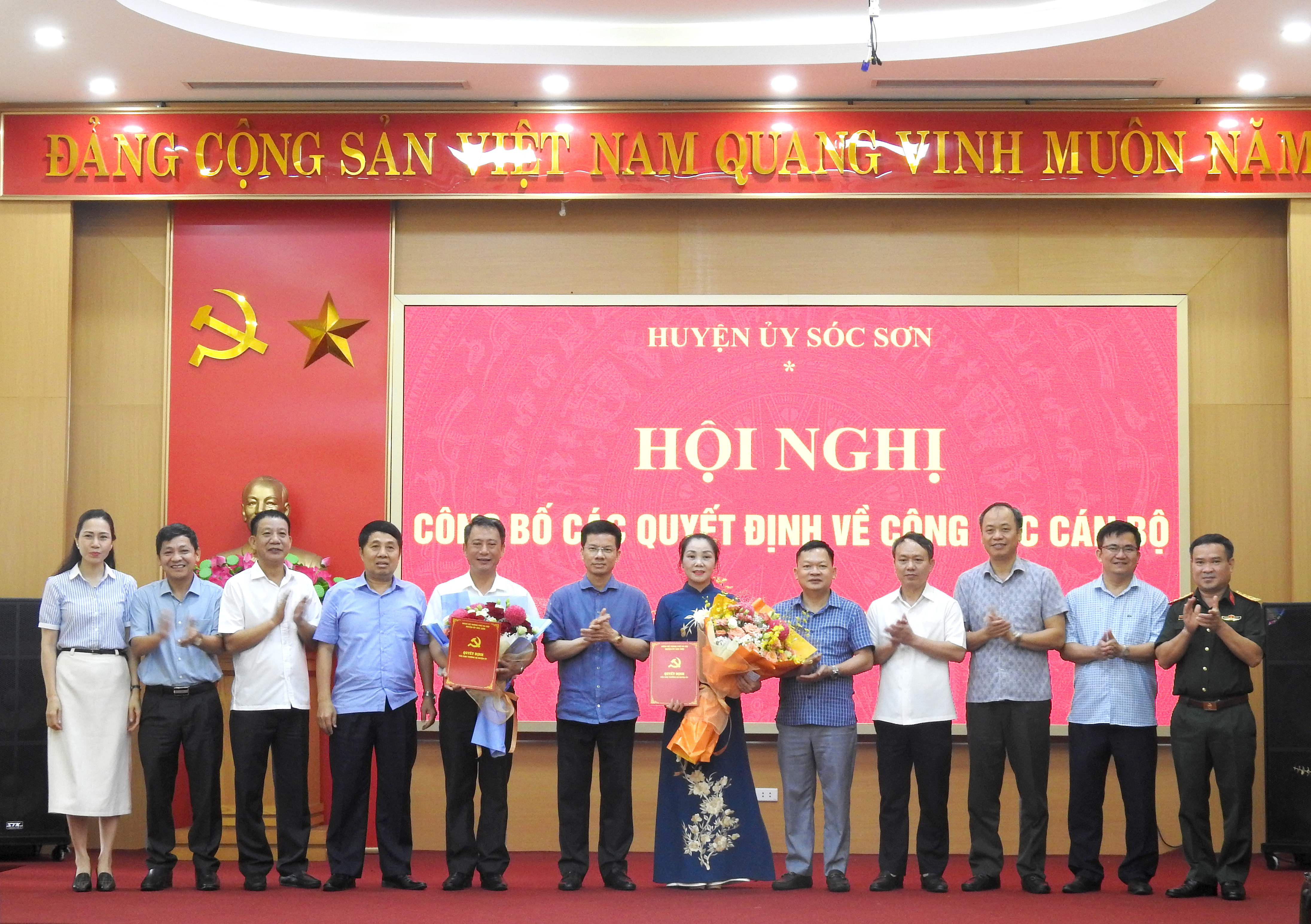 Trưởng Ban Dân vận Huyện ủy Sóc Sơn được điều động, phân công giữ chức vụ Chủ tịch Ủy ban MTTQ Việt Nam huyện nhiệm kỳ 2024-2029