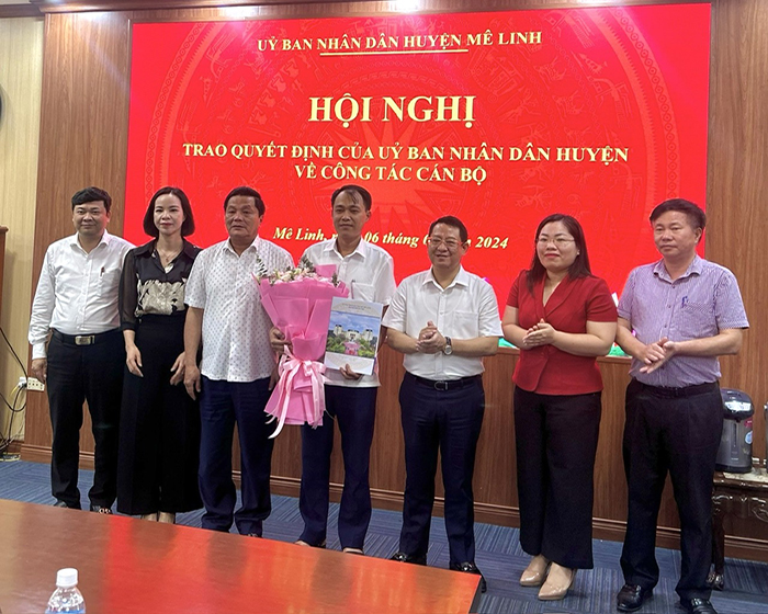 Huyện Mê Linh có Trưởng phòng Nội vụ huyện