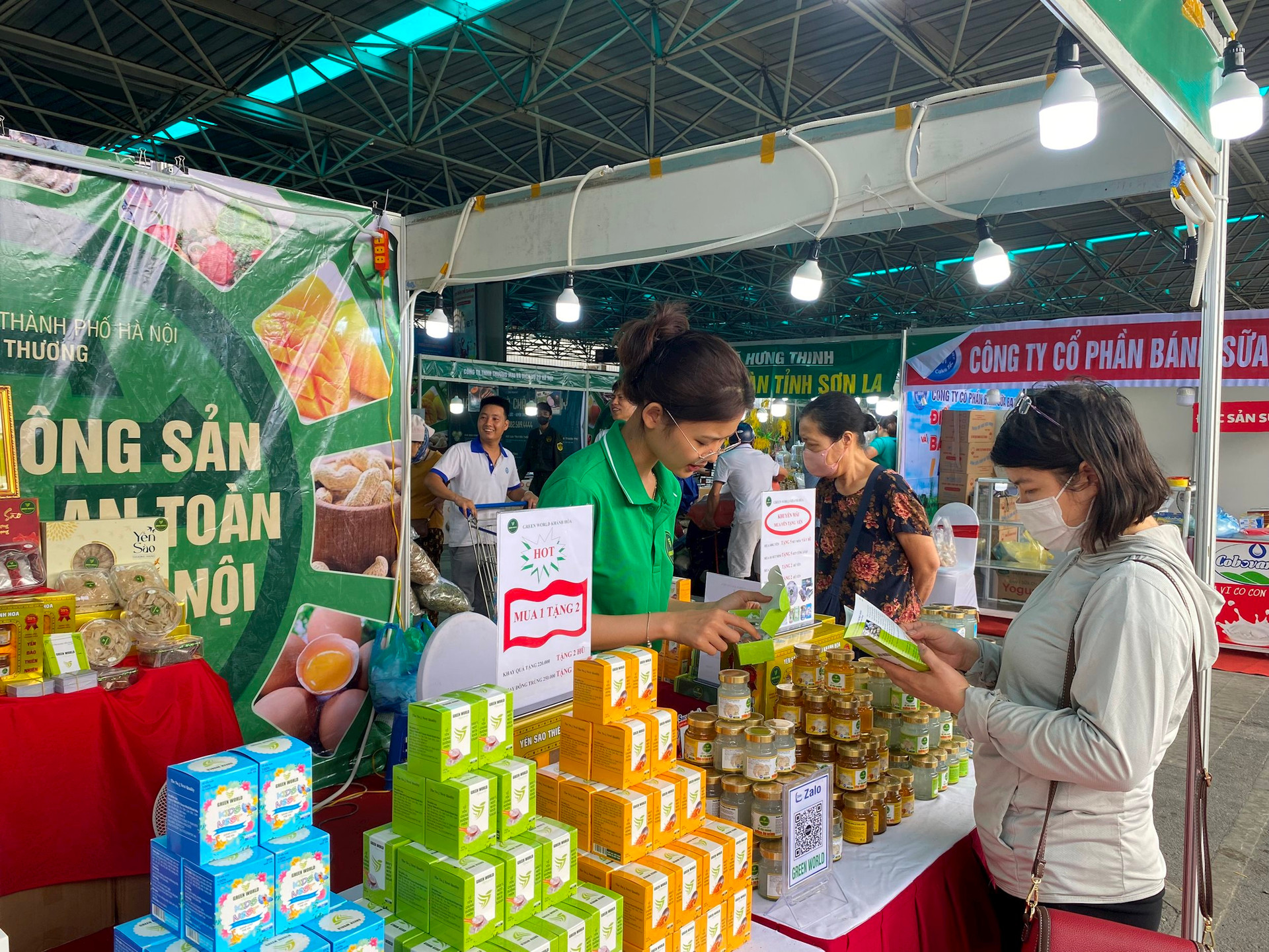 100 đơn vị mang nông sản sạch tới gặp người tiêu dùng Thủ đô