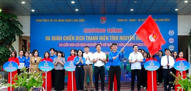 Chiến dịch thanh niên tình nguyện hè quận Long Biên năm 2024: Xây dựng và phát triển cộng đồng