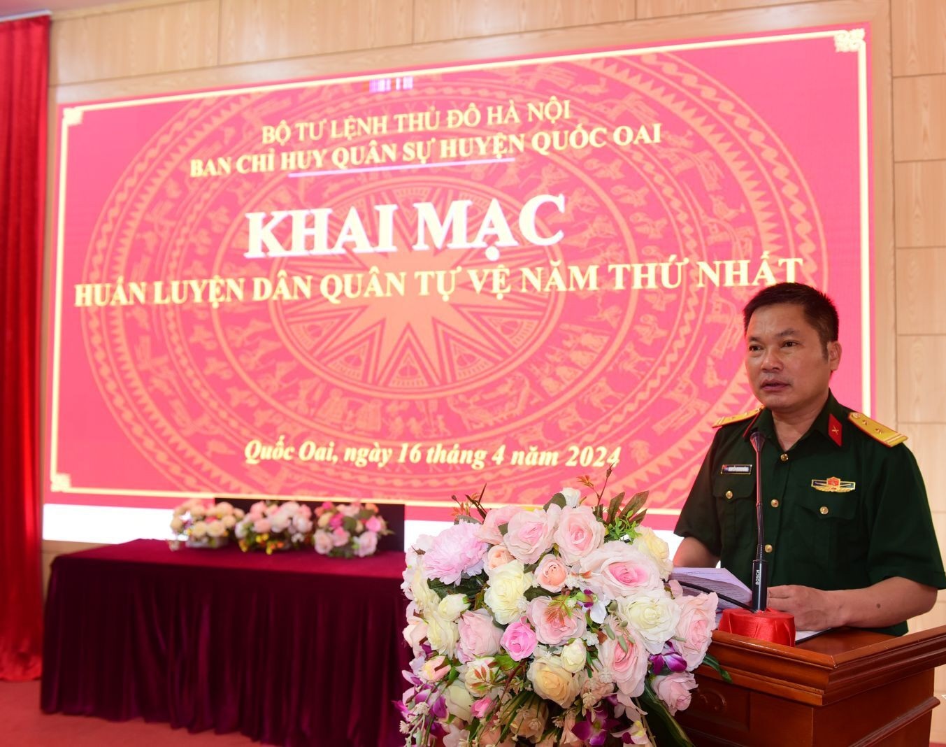Nâng cao bản lĩnh, sẵn sàng chiến đấu: Dân quân tự vệ Quốc Oai hăng say huấn luyện