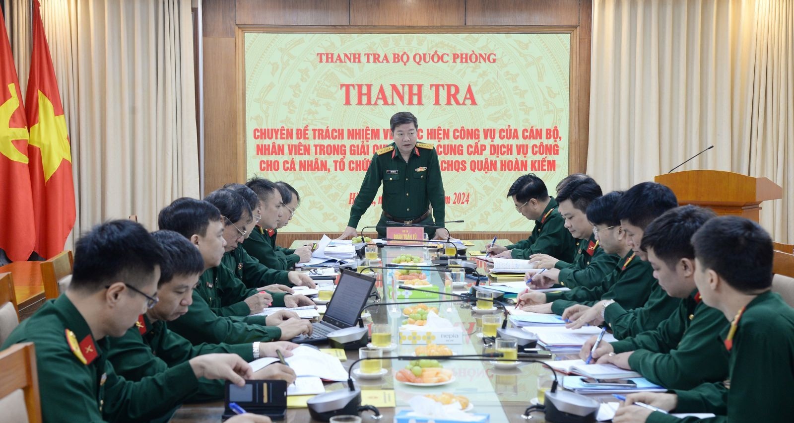 Ban Chỉ huy Quân sự quận Hoàn Kiếm: Tiên phong trong đổi mới thủ tục hành chính, nâng cao chất lượng dịch vụ công