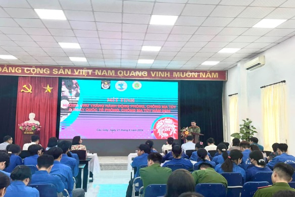 Quận Cầu Giấy: Quyết liệt phòng chống ma túy, bảo vệ thế hệ trẻ