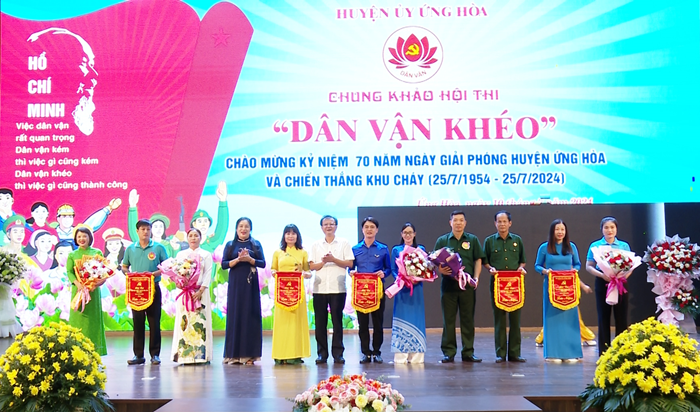 Huyện Ứng Hòa sôi nổi với Hội thi Dân vận khéo 2024: Khẳng định vai trò người cán bộ dân vận