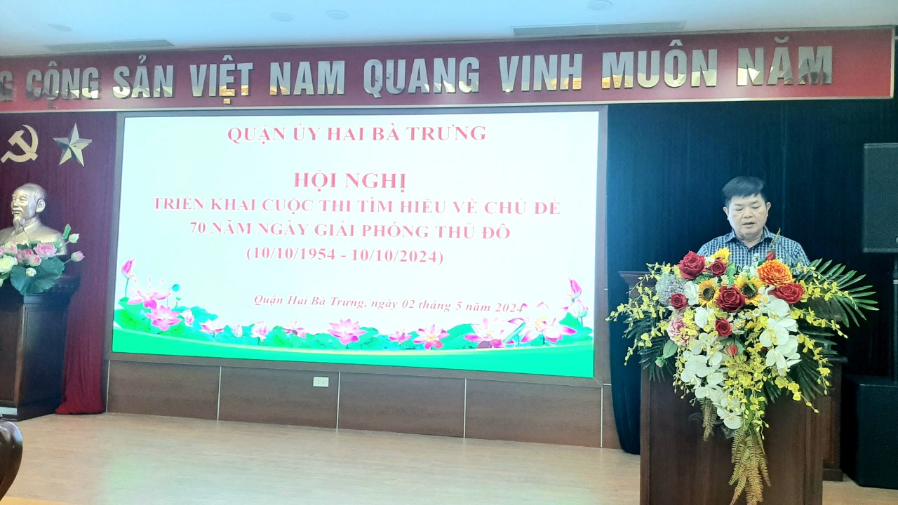 Quận Hai Bà Trưng phát động hưởng ứng Cuộc thi tìm hiểu 70 năm Ngày Giải phóng Thủ đô