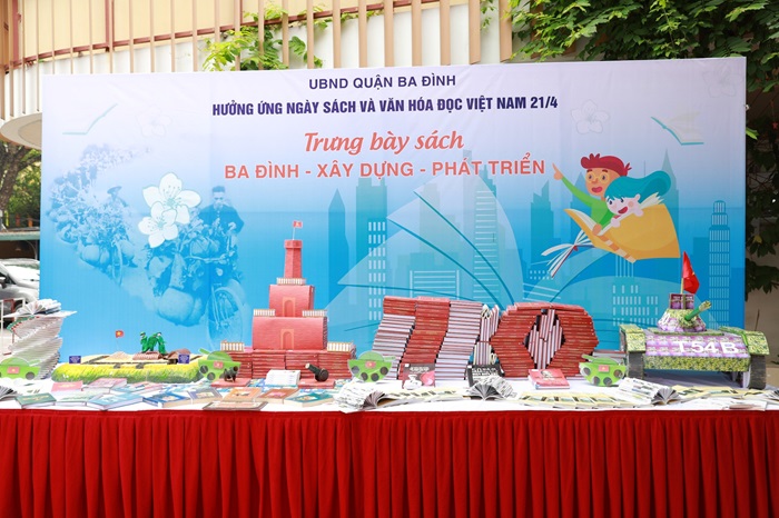 Quận Ba Đình tưng bừng hưởng ứng Ngày Sách và Văn hóa đọc Việt Nam lần thứ III năm 2024