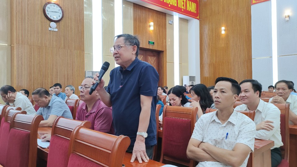 Đoàn đại biểu Quốc hội thành phố Hà Nội tiếp xúc cử tri: Nhiều kiến nghị thiết thực về giao thông, quy hoạch và đầu tư