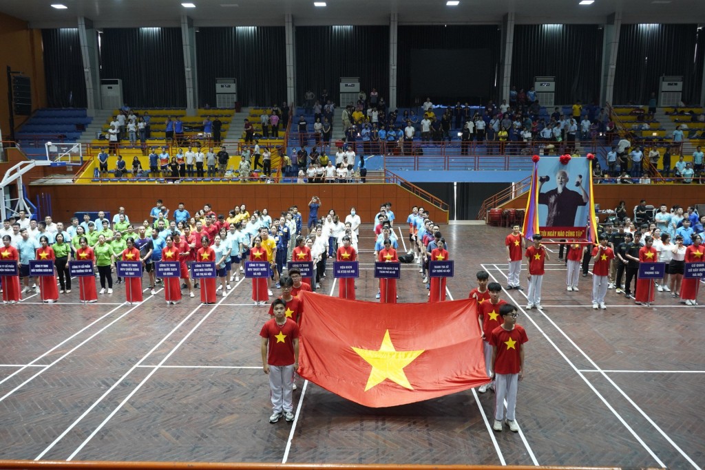 Hội khỏe CNVCLĐ ngành Xây dựng Hà Nội 2024: Hơn 700 vận động viên tranh tài sôi nổi