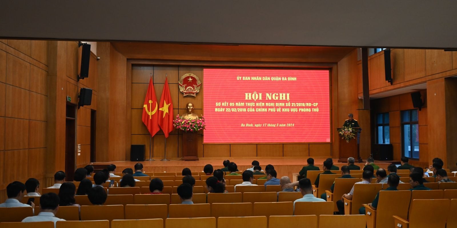 Quận Ba Đình 5 năm vững mạnh trong bảo vệ khu vực phòng thủ