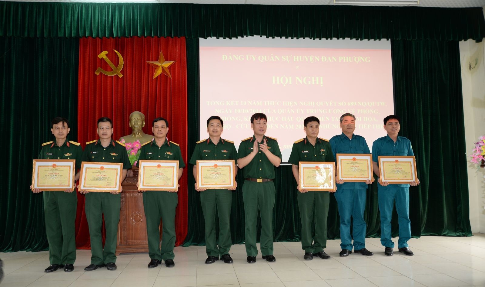 10 năm nỗ lực của Đảng ủy Quân sự huyện Đan Phượng trong thực hiện Nghị quyết 689