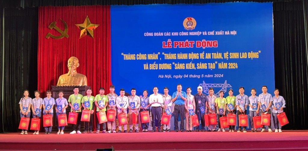 Công đoàn các Khu Công nghiệp và chế xuất Hà Nội: Phát động Tháng Công nhân, Tháng hành động về An toàn vệ sinh lao động năm 2024