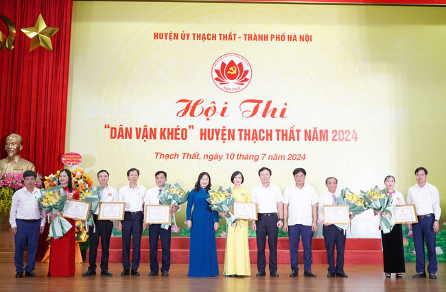 Hội thi "Dân vận khéo" góp phần nâng cao chất lượng, hiệu quả công tác dân vận trên địa bàn huyện Thạch Thất