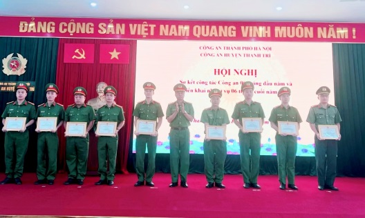 Công an huyện Thanh Trì: Quyết tâm giữ vững an ninh trật tự, hoàn thành xuất sắc nhiệm vụ