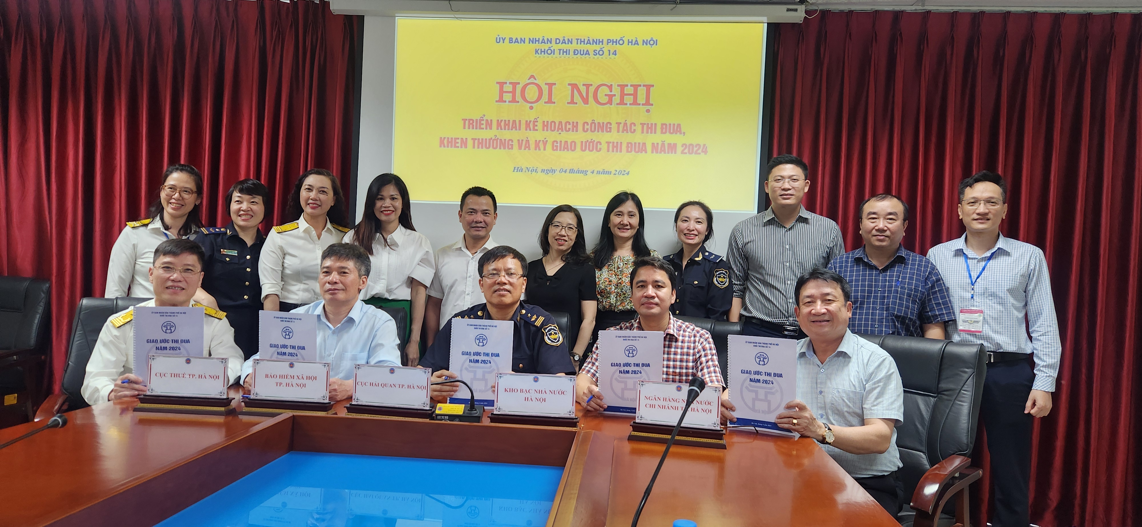 Cụm thi đua số 14 ký giao ước thi đua năm 2024: Kỷ cương, trách nhiệm, hành động, sáng tạo, phát triển