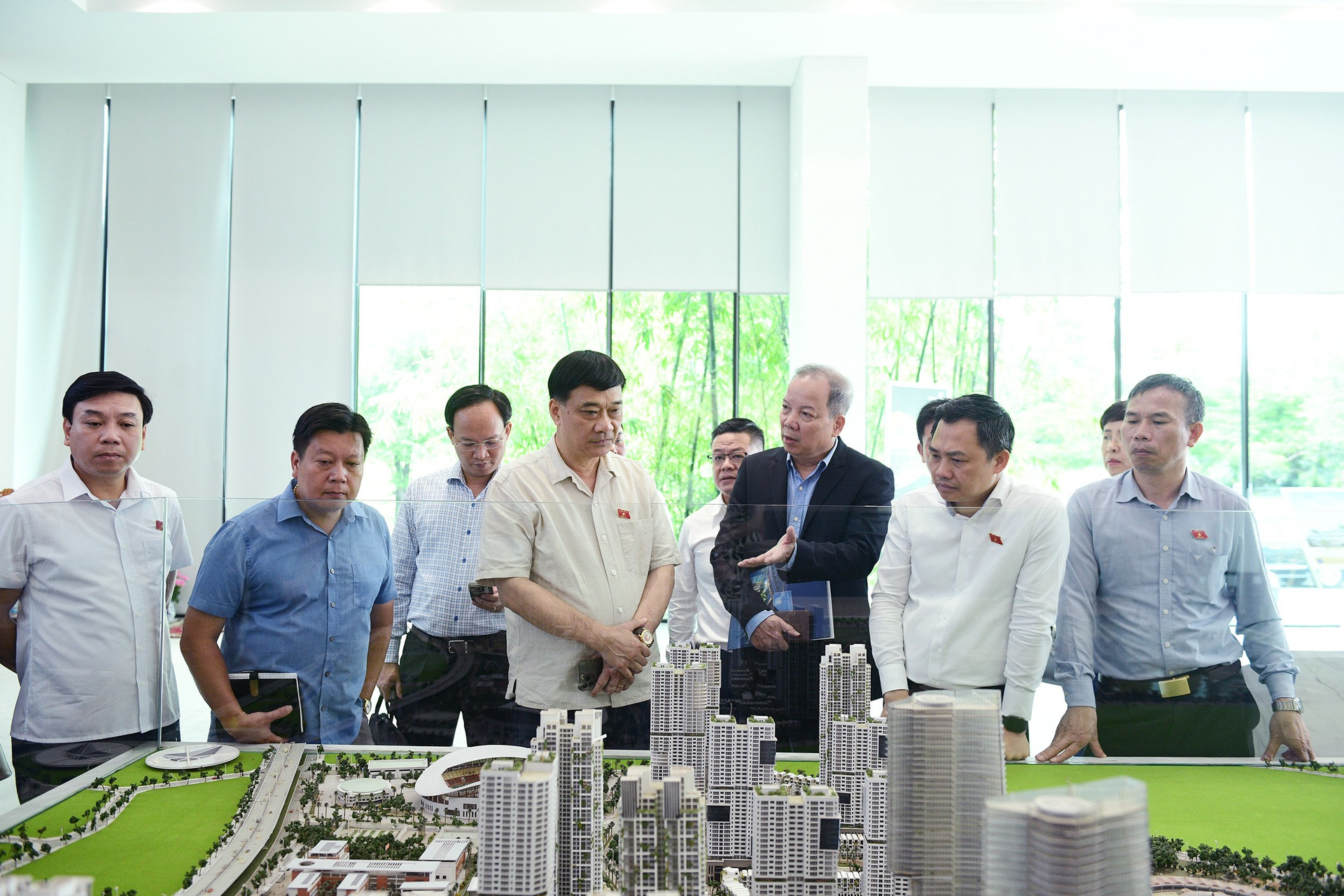Đoàn giám sát Quốc hội khảo sát và làm việc về dự án bất động sản tại Hà Nội