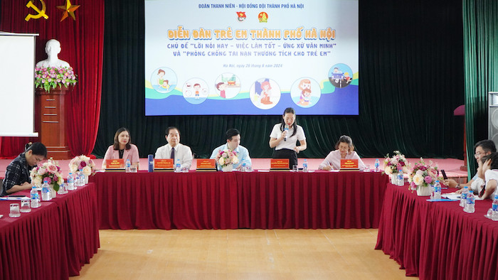 Diễn Đàn Trẻ Em 2024: “Lời Nói Hay - Việc Làm Tốt - Ứng Xử Văn Minh” và Phòng, Chống Tai Nạn Thương Tích