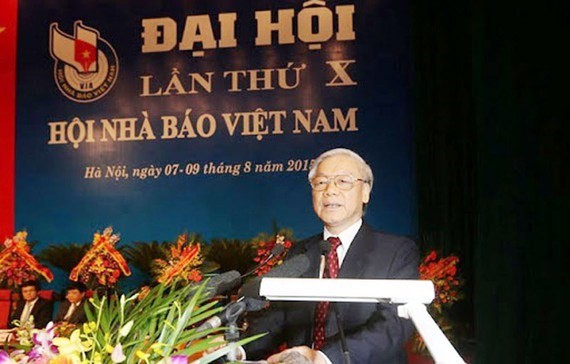 Tổng Bí thư Nguyễn Phú Trọng: Nhà báo tâm trong, trí sáng, giàu tâm huyết