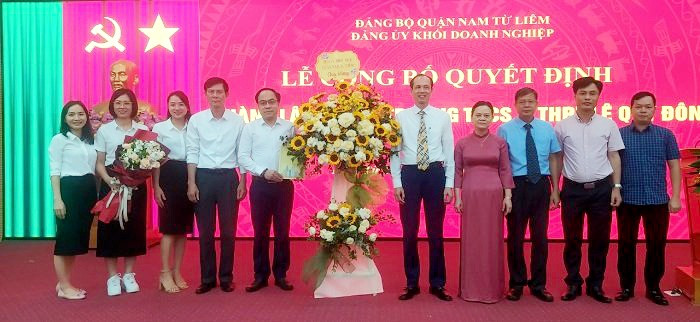 Thành lập Chi bộ Trường THCS&THPT Lê Quý Đôn, mở ra giai đoạn phát triển mới
