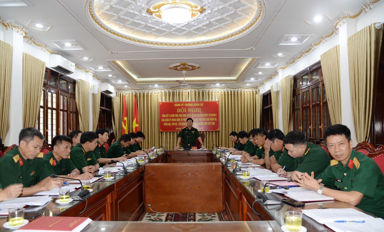 Trường Quân sự Bộ Tư lệnh Thủ đô: Tăng cường công tác phòng chống thiên tai, cứu hộ cứu nạn