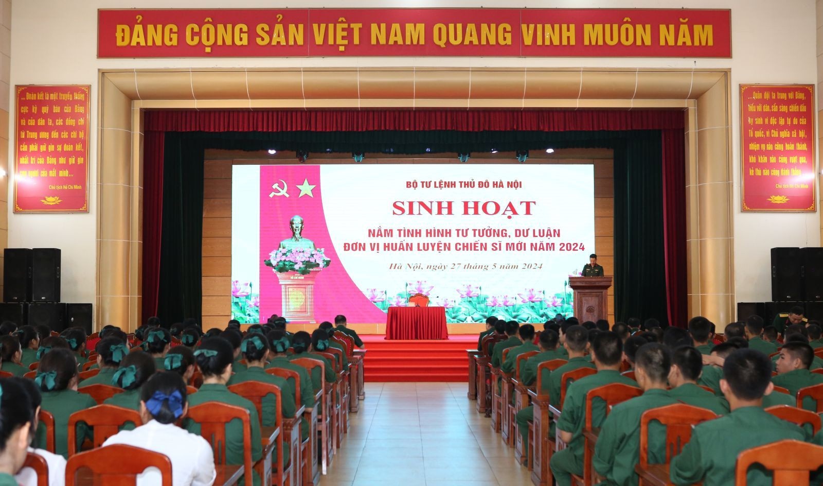 Trung đoàn 692: Buổi sinh hoạt ý nghĩa, lắng nghe tâm tư nguyện vọng của chiến sĩ mới