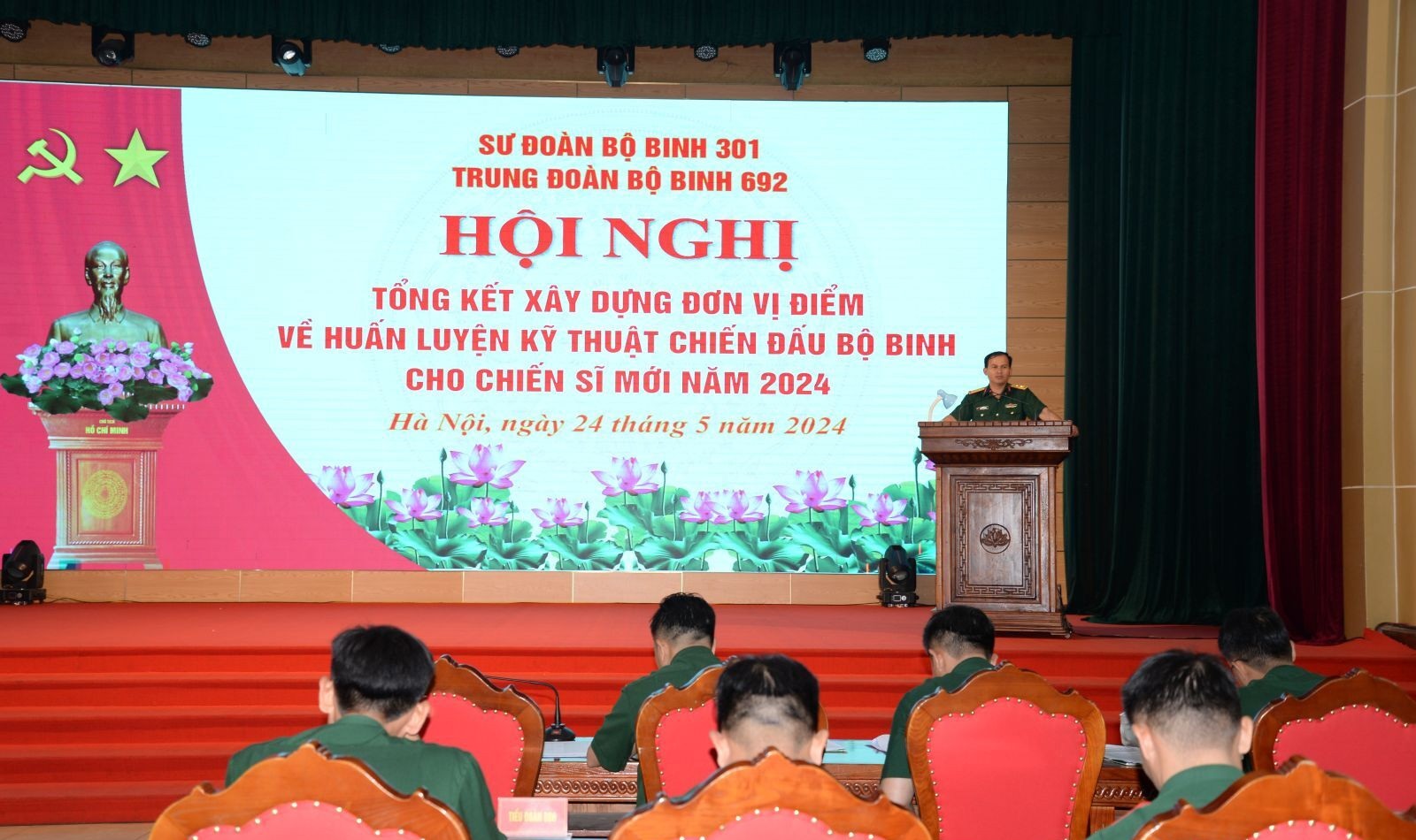 Trung đoàn Bộ binh 692: Thành công rực rỡ trong huấn luyện chiến sĩ mới năm 2024
