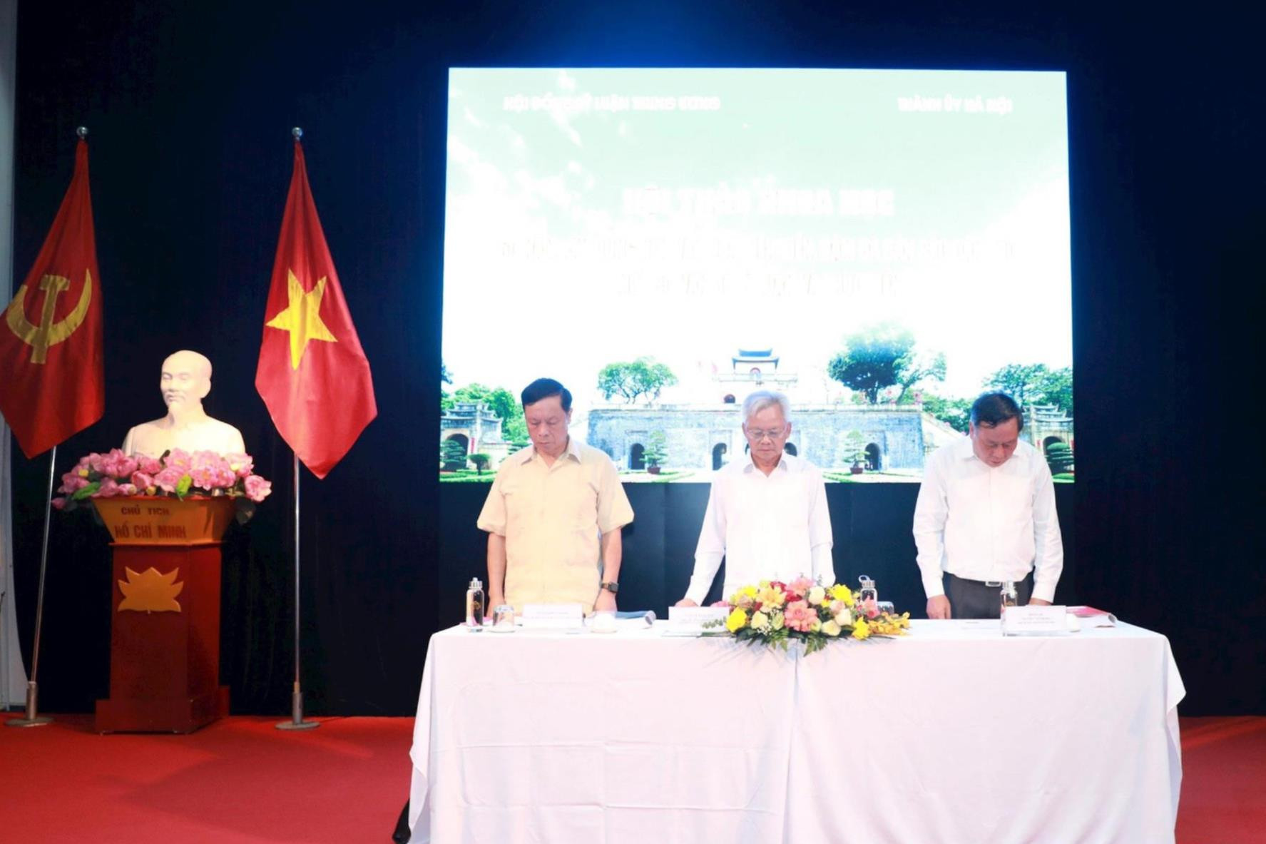 Hội thảo khoa học với chủ đề “50 năm xây dựng nền văn hóa tiên tiến, đậm đà bản sắc dân tộc: Một số vấn đề lý luận và thực tiễn”