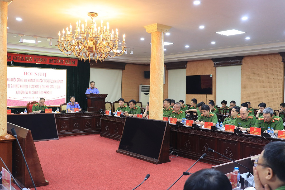 Công an thành phố Hà Nội chủ động phối hợp với Viện Kiểm sát nhân dân Tối cao trong công tác kiểm tra, giải quyết khiếu nại, tố cáo