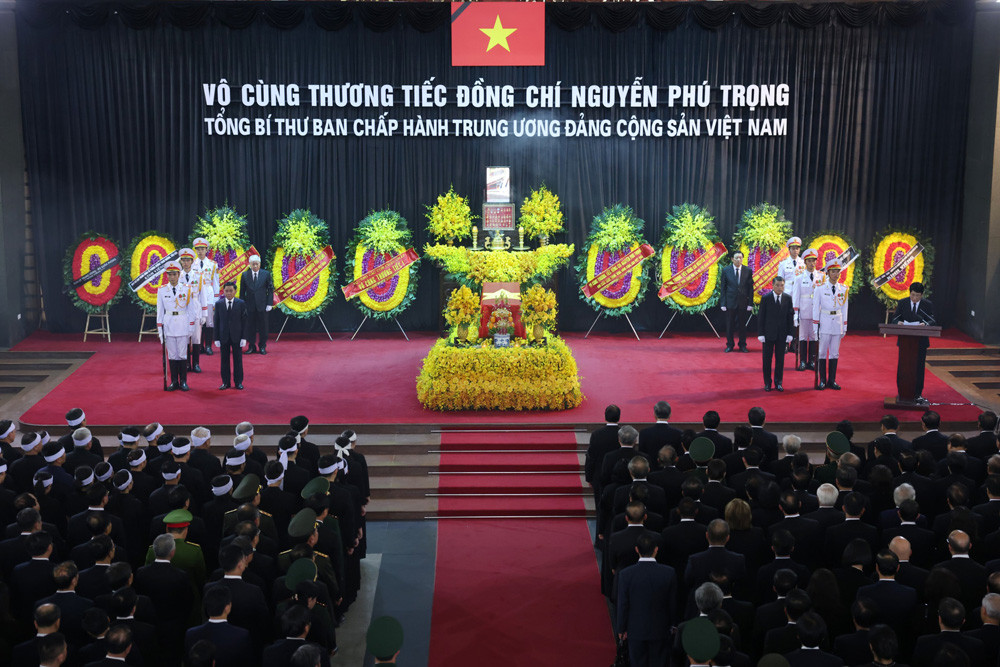 Tổng Bí thư Nguyễn Phú Trọng an giấc ngàn thu tại Nghĩa trang Mai Dịch, Thủ đô Hà Nội