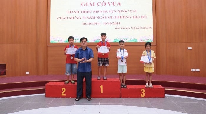 Giải cờ vua thanh thiếu niên huyện Quốc Oai: Sôi động và đầy kịch tính