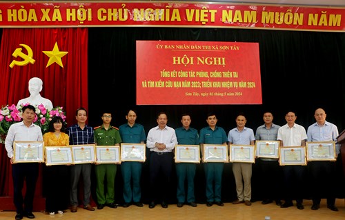 Thị xã Sơn Tây quyết tâm phòng chống thiên tai và tìm kiếm cứu nạn hiệu quả năm 2024