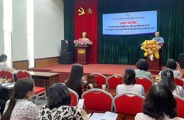 Hội Liên hiệp Phụ nữ Hà Nội: Nâng cao năng lực cán bộ trong công tác kiểm tra, giám sát